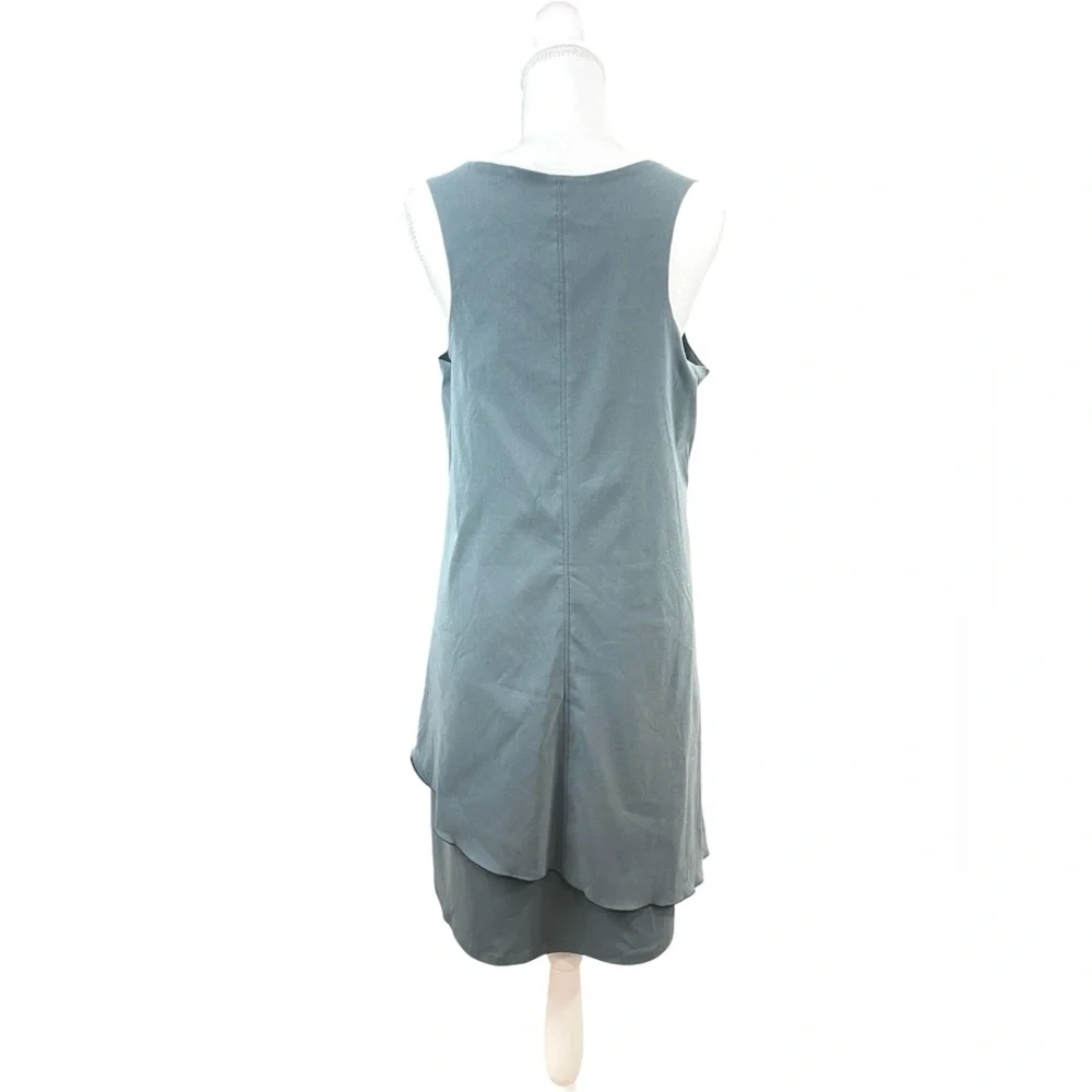 Toad & Co Whirlwind‎ Storm Grey Mallorca Athletic Layered Tank Dress UPF 40+ - Picture 5 of 15
